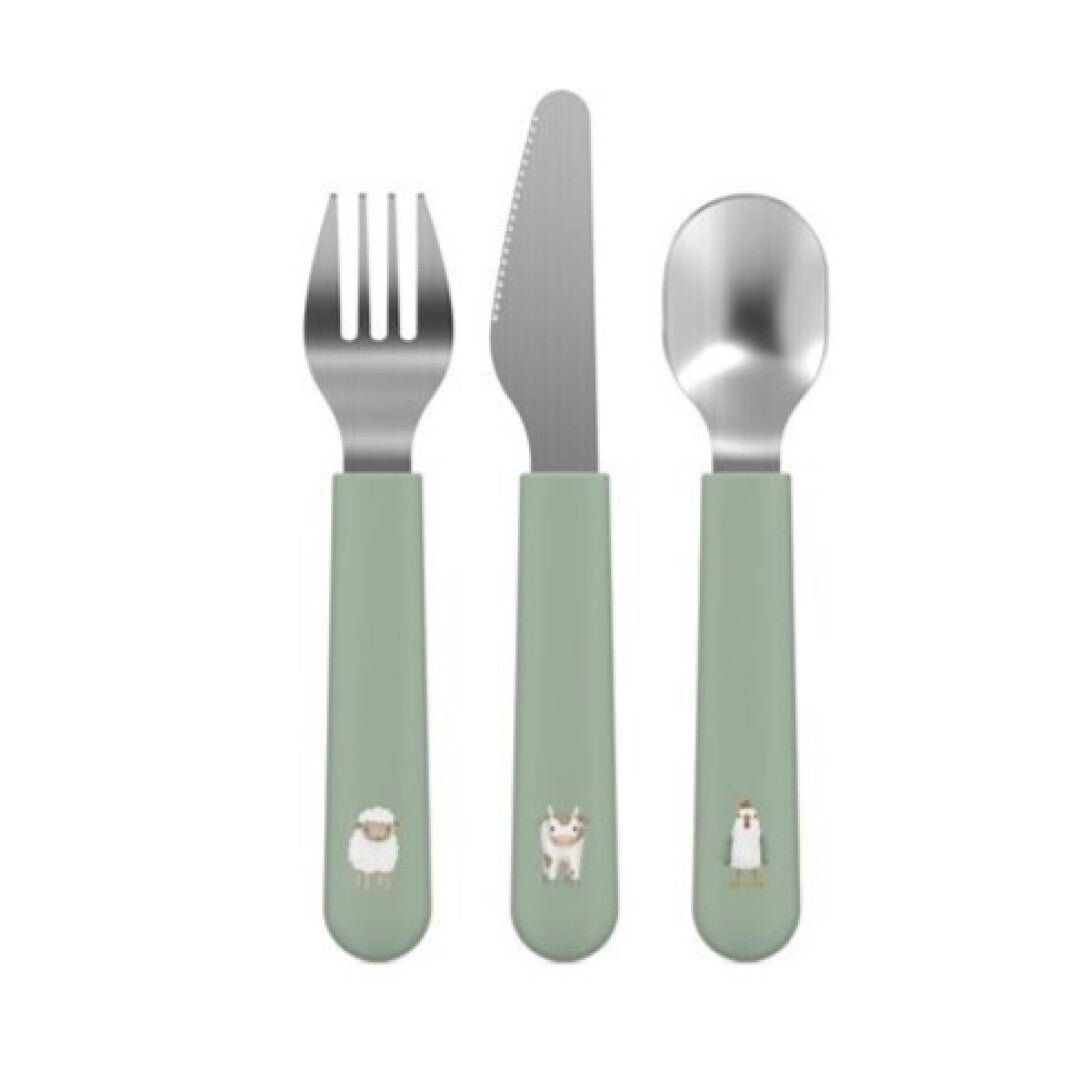 Pack x3 Cubiertos infantiles Granja Little Duch - Nanetes